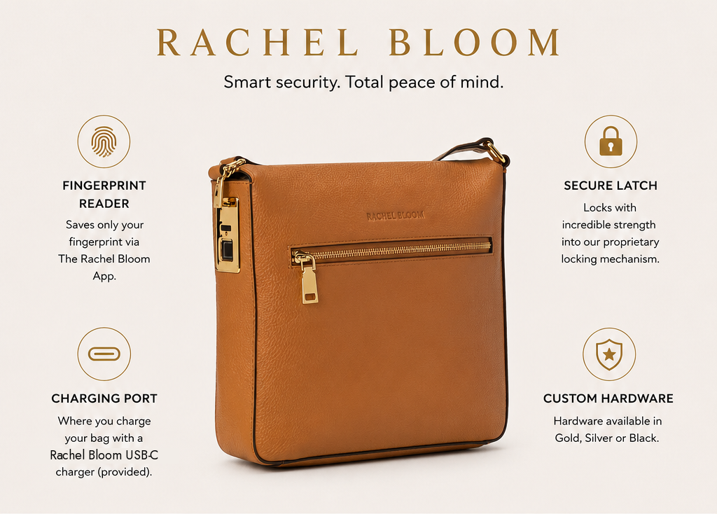 The Smart Anti-Theft Crossover — fingerprint reader, secure latch, charging port and custom hardware.